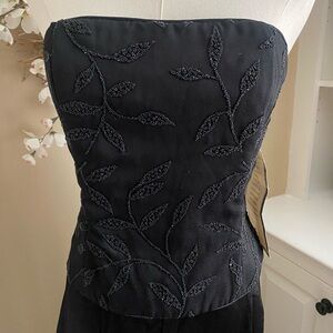 Scott McClintock Vintage Beaded Embellished Bustier Corset Top